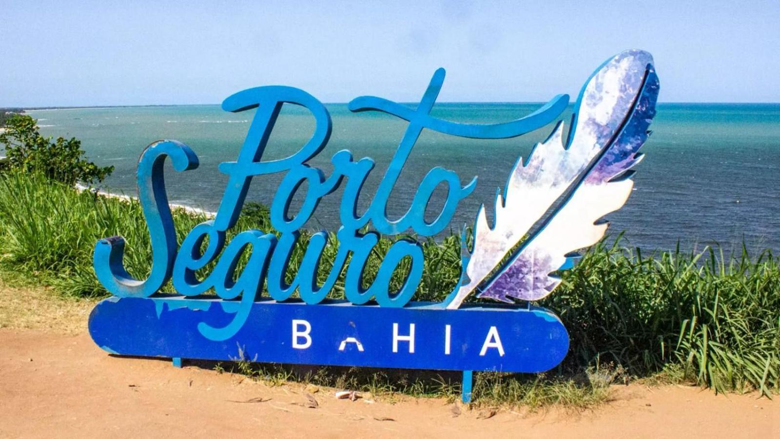 Apto 08 Min A Pe, Praia Taperapuan! Piscina! Estacionamento Gratis! Apartamento Porto Seguro
